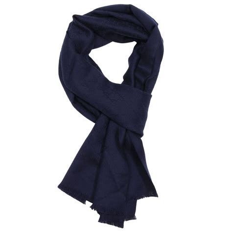 sciarpa gucci uomo blu
